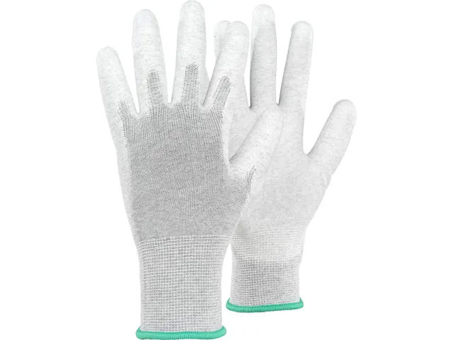 Tegera 802 ESD handschoenen, grijs/wit, maat 10, per 12 paar