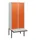 locker met bank,HxBxD 1950x800x815mm,2vak,vak B 400mm,cil.-slot