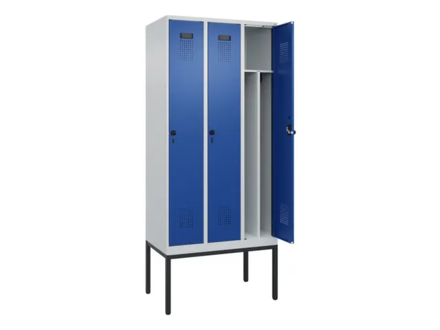 locker voor scheiding van kleding,HxBxD 2120x900x500mm,3vak
