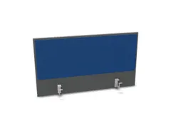 opzetpaneel bureau aanbouw achter MS-donkergrijs BN6016-blauw 1000mm
