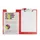 Klemmap Seco A4+ m klep rood