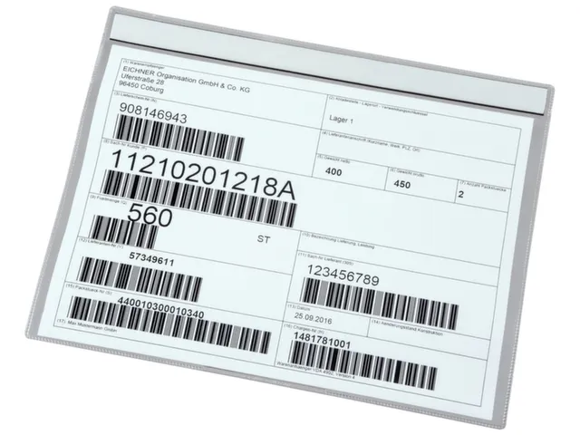 zichthoes,DIN A4,liggend,HxB 215x310mm,m. magneet,transparant