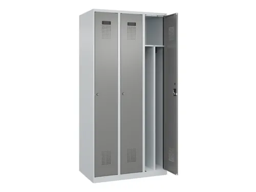 locker voor scheiding van kleding,HxBxD 1850x900x500mm,3vak