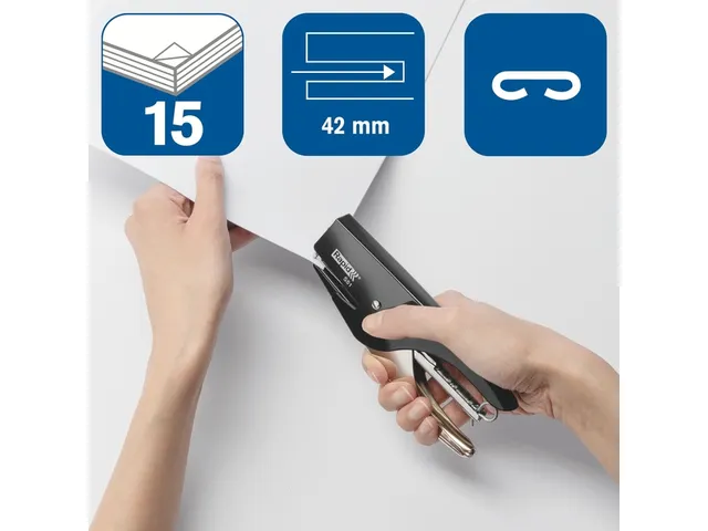 Pince Agrafeuse Rapid S51 12 feuilles 21/4 Noir