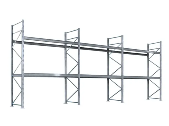 palletstelling,basis+2xaanbouw,HxBxD 6000x5965x1100mm,vakl. 1000kg