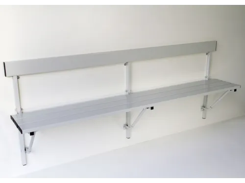 klapbank LxD 2000x380mm aluminium lijsten frame staal RAL7035