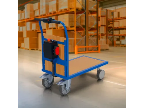Elektrische kopwandwagen,accu,draagverm. 500kg,laadvl. LxB 1200x800mm