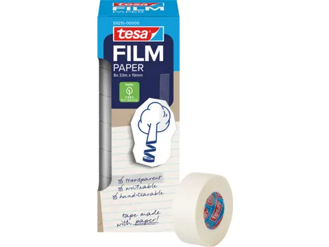 Tesa Plakband tesafilm papier 19mmx33m 8 rol