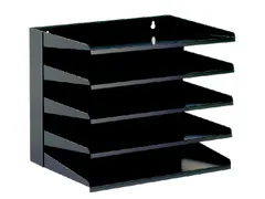 Sorteerrek Vepa Bins 5 delig zwart