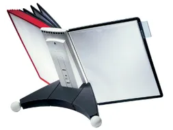 Bureaustandaard Durable 5632 Sherpa met 10-tassen rood/zwart