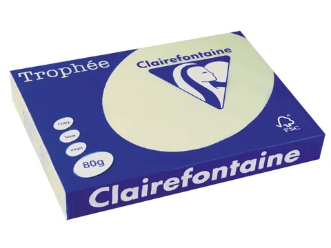 Trophée Pastel gekleurd papier A3 80 gram 500vel Lichtgroen