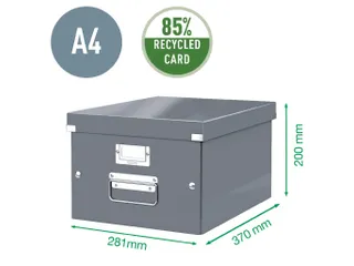 Opbergbox WOW Click & Store 281x200x370mm wit 85% gerecycled karton - 5