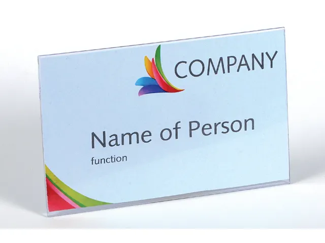 Badge Europel magnetisch 75x40mm