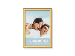 Kliklijst A3 Rechte Hoeken 25mm Goud