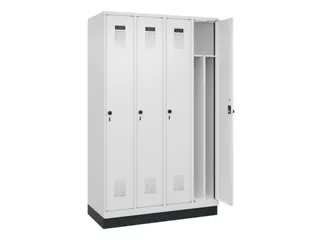 locker voor scheiding van kleding,HxBxD 1950x1200x500mm,4vak - 1