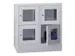 armoire multicases,HxlxP 855x800x500mm,RAL7035,face avant RAL7035