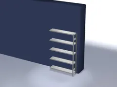 systeemstelling,aanbouwveld,HxBxD 2000x1310x335mm,vakl. 300kg