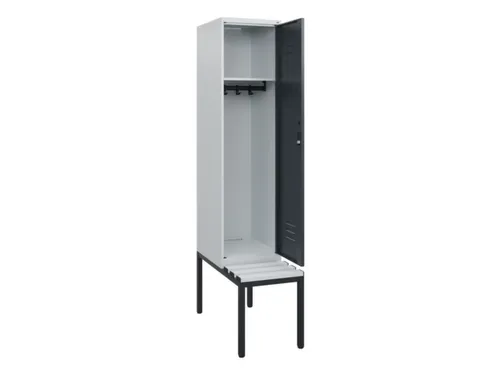 locker met bank,HxBxD 1950x400x815mm,1vak,vak B 400mm,cil.-slot