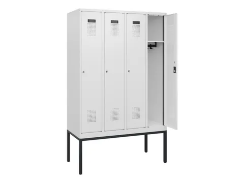 schoollocker,HxBxD 1950x1200x500mm,4vak,vak B 300mm,cil.-slot