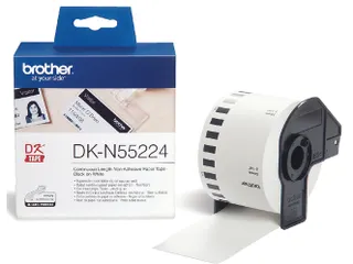 Etiket Brother DK-N55224 54mm 30-meter wit papier niet kleef - 1