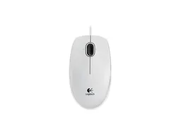 Logitech B100 Optische Muis wit