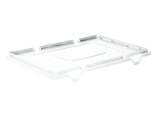 Stolpdeksel Voor Euronorm Draaistapelbak 600x400mm Naturel Wit