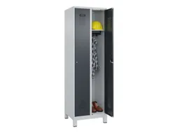 locker,HxBxD 1950x600x500mm,2vak,vak B 300mm,cil.-slot,voeten