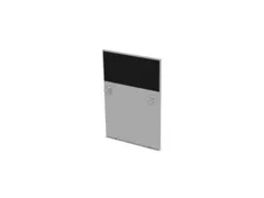 cache de banque d'accueil p. table de bureau MP-gris clair BN8033-noir