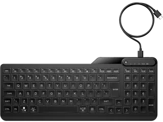400 Backlit Toetsenbord Met Kabel QWERTY UK zwart - 7
