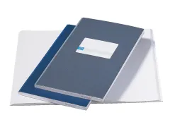 Notitieboek Djois Atlanta gelijmd 210x165mm 144blz lijn blauw