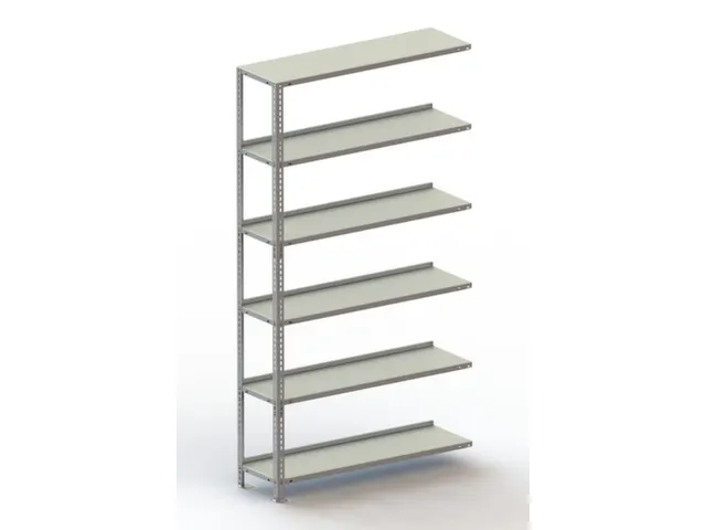 magazijnstelling,aanbouwveld,HxBxD 1850x1002x304mm,vaklast 80kg