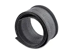 Gevlochten Kabelmantel met Klittenband 3 Meter