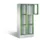 Lockerkast 1800x810x500mm 2x3 vakken Cilinderslot, Sokkel, RAL6011