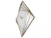Wandklok Nextime groot 85x85cm metaal goud/wit Turning Time