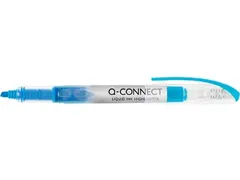 Surligneur Q-connect Liquid Ink Pointe biseautée Bleu