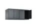 opzetkast,v. locker,4vak.,vak B 300mm,HxBxD 500x1200x500mm