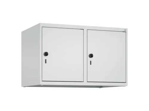 opzetkast,v. locker,2vak.,vak B 400mm,HxBxD 500x800x500mm,draaigrendel