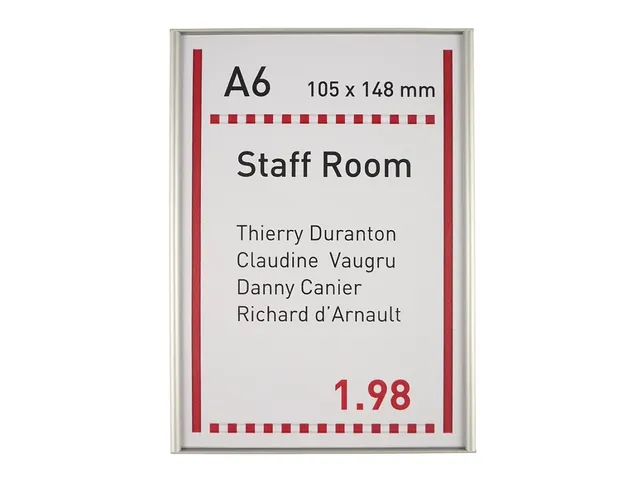 Menoor Deurbord Premium Vlak A6