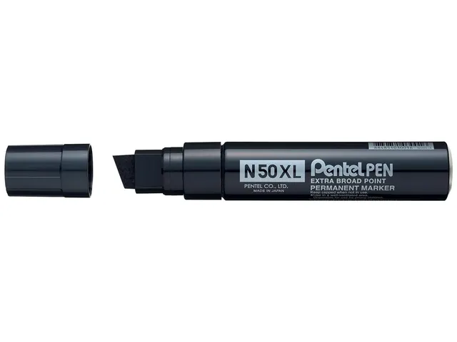 permanent marker Pen N50, brede punt, zwart