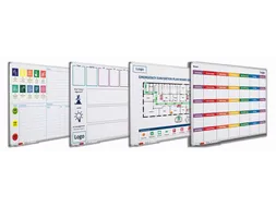 Whiteboard Bedrukt Eigen Ontwerp 60x90cm Softline 8mm alu-profiel