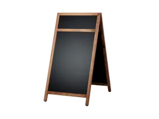 Europel Krijtstoepbord met Topbord 660 x 1280 mm DELUX Natural - 3