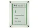 Plaque de porte Premium Plexiglas A4
