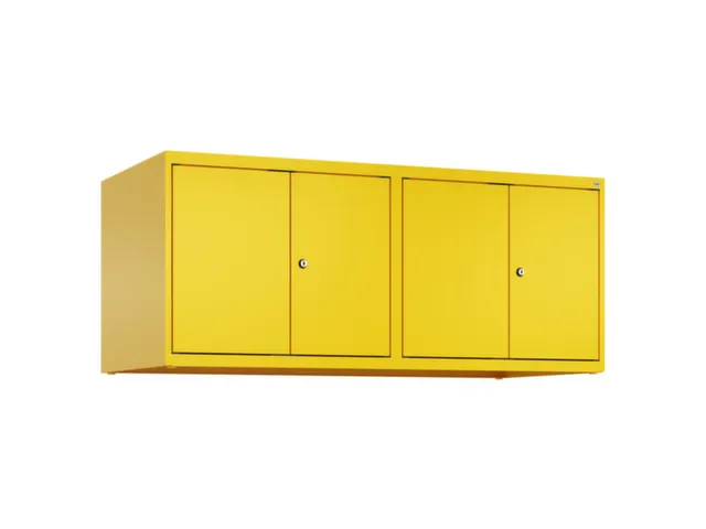 opzetkast,v. locker voor scheiding van kleding,4vak.,vak B 300mm
