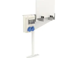 E-bike-oplader,HxBxD 600x600x300mm,staal,RAL7035