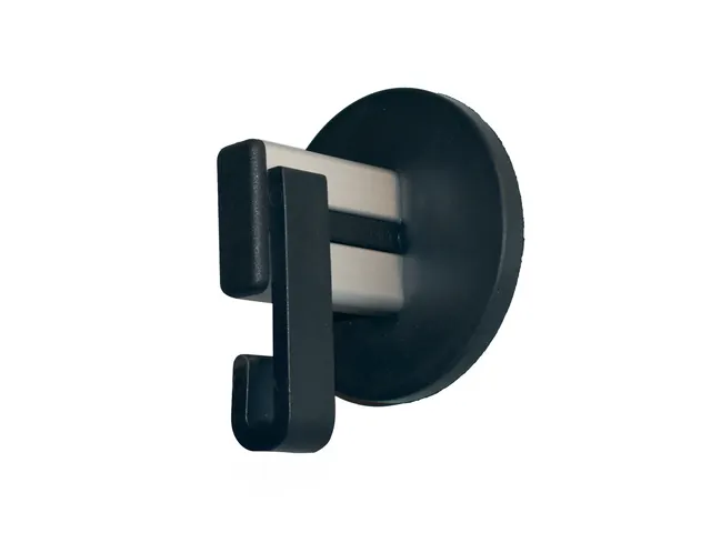 Pro-line Magnetische Wandkapstok 1 haak grijs zwart