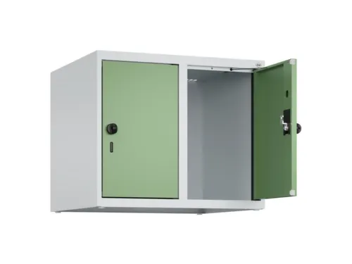 opzetkast,v. locker,2vak.,vak B 300mm,HxBxD 500x600x500mm,draaigrendel