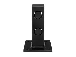 vloerbarrière,middenpaal,v. binnen,HxBxD 250x70x70mm,staal,zwart - 1