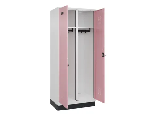 locker voor scheiding van kleding,HxBxD 1950x800x500mm,2vak