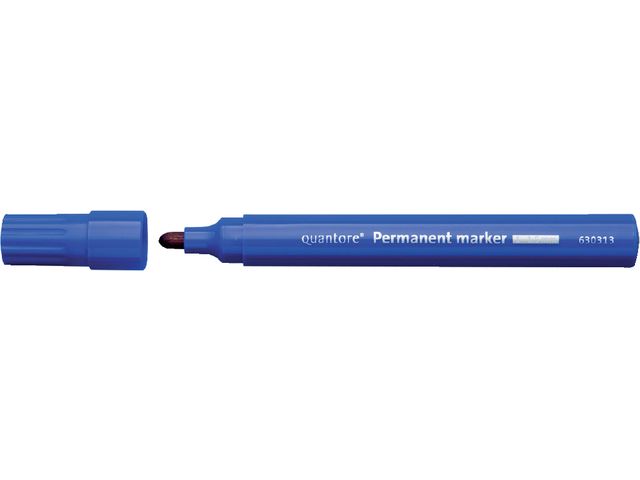 Permanent Marker Quantore Rond 1-1.5mm Blauw | ViltstiftenShop.nl