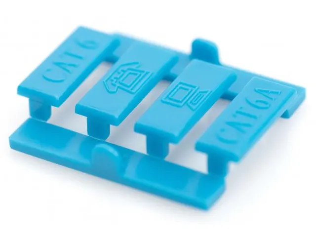 Frontpaneel 1-poorts 45x45mm Schuin voor frame DN-93802-5-SH